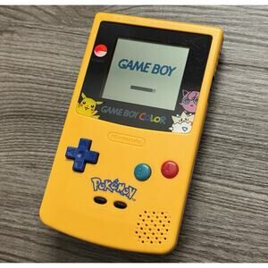 Nintendo Gameboy Color Pokemon Special Pikachu Edition Handheld Console